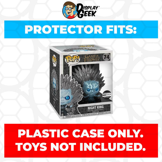 Pop Protector for 6 inch Night King Iron Throne Metallic #74 Super Funko Pop - PPG Pop Protector Guide Search Created by Display Geek