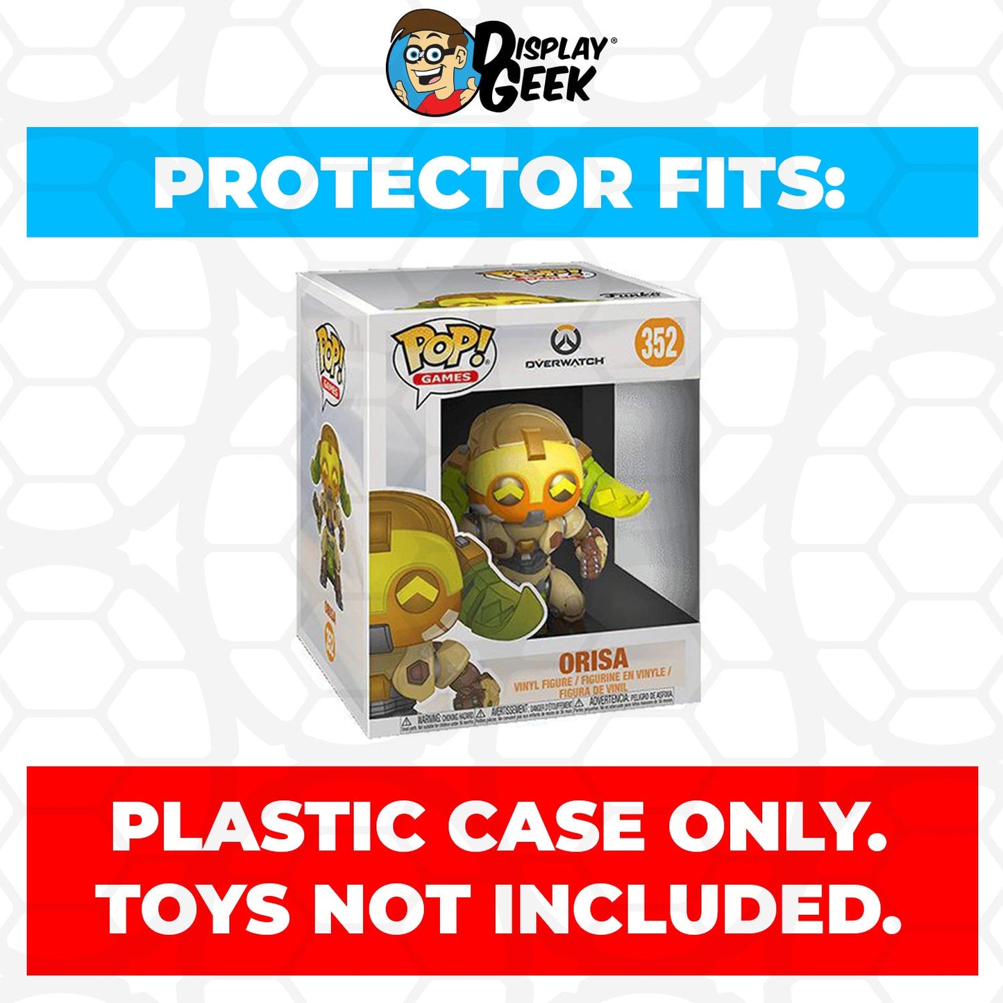 Pop Protector for 6 inch Orisa #352 Super Funko Pop - PPG Pop Protector Guide Search Created by Display Geek