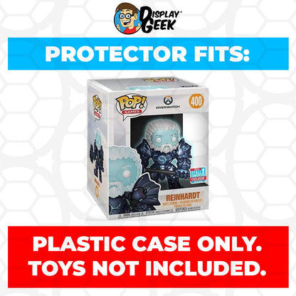 Pop Protector for 6 inch Reinhardt Coldhardt NYCC #400 Super Funko Pop - PPG Pop Protector Guide Search Created by Display Geek