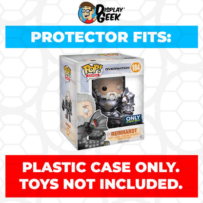 Pop Protector for 6 inch Reinhardt No Helmet #184 Super Funko Pop - PPG Pop Protector Guide Search Created by Display Geek