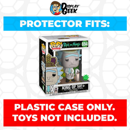 Pop Protector for 6 inch King of Shh with Sound #694 Funko Pop - PPG Pop Protector Guide Search Created by Display Geek