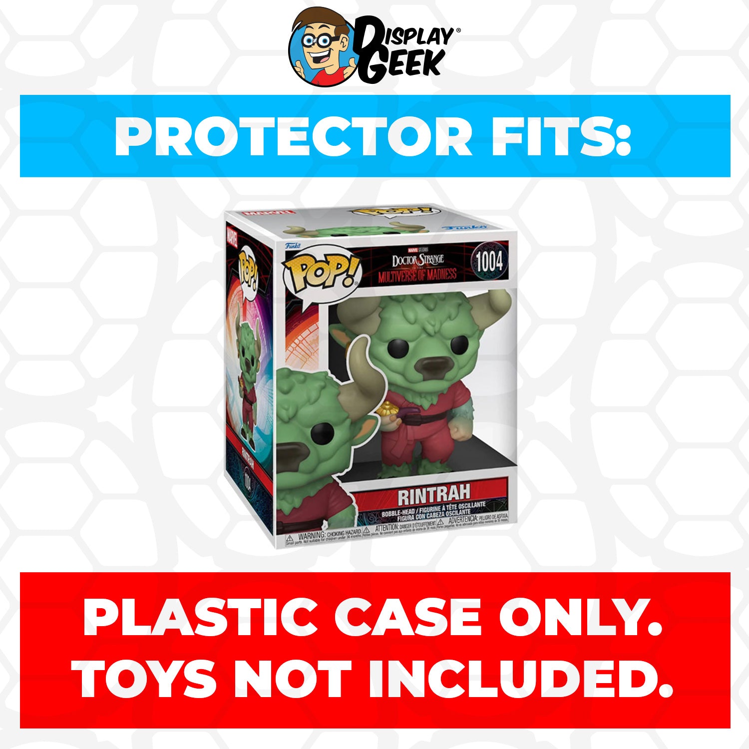 Pop Protector for 6 inch Rintrah #1004 Super Size Funko Pop - PPG Pop Protector Guide Search Created by Display Geek