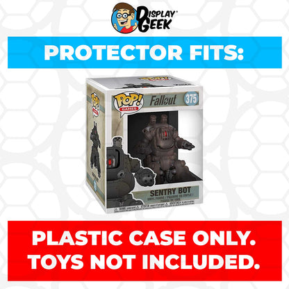 Pop Protector for 6 inch Sentry Bot #375 Super Funko Pop - PPG Pop Protector Guide Search Created by Display Geek