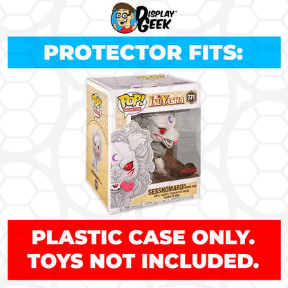 Pop Protector for 6 inch Sesshomaru as Demon Dog #771 Super Funko Pop - PPG Pop Protector Guide Search Created by Display Geek