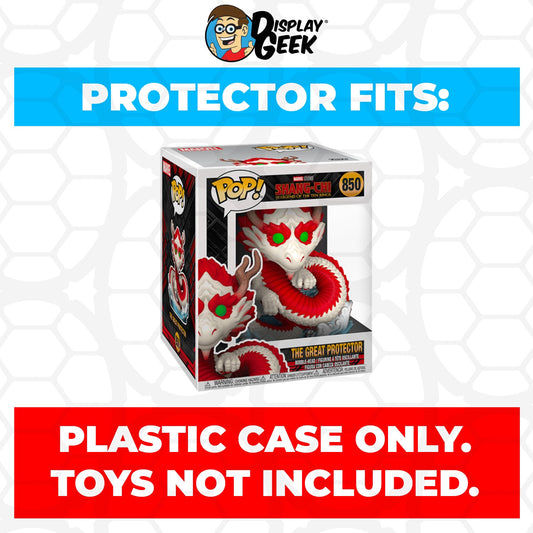 Pop Protector for 6 inch Shang-Chi The Great Protector #850 Super Size Funko Pop - PPG Pop Protector Guide Search Created by Display Geek