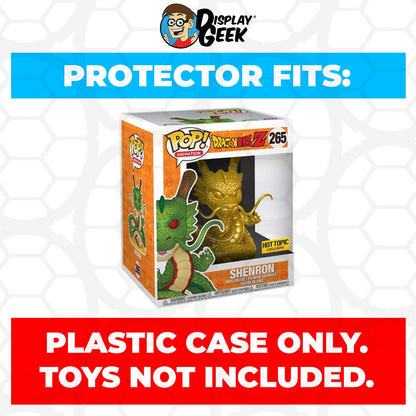 Pop Protector for 6 inch Shenron Golden #265 Super Funko Pop - PPG Pop Protector Guide Search Created by Display Geek