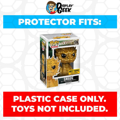 Pop Protector for 6 inch Smaug Gold Metallic #124 Super Funko Pop - PPG Pop Protector Guide Search Created by Display Geek