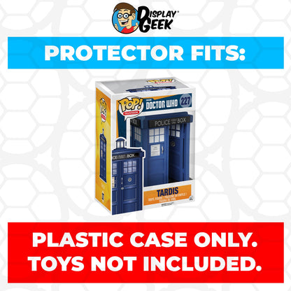 Pop Protector for 6 inch TARDIS #227 Super Funko Pop - PPG Pop Protector Guide Search Created by Display Geek