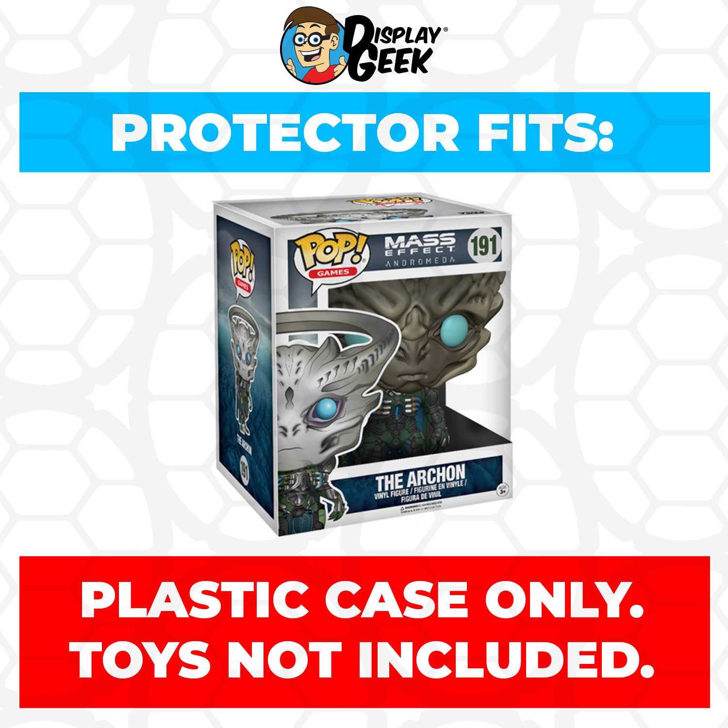 Pop Protector for 6 inch The Archon #191 Super Funko Pop - PPG Pop Protector Guide Search Created by Display Geek