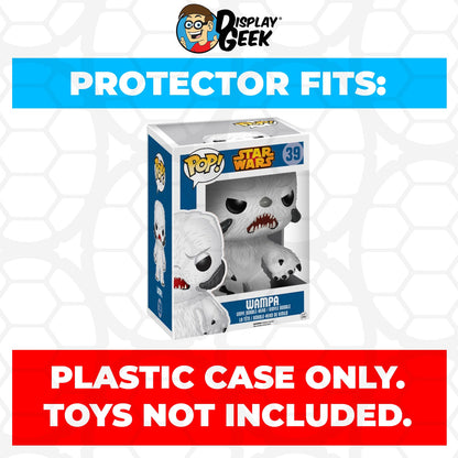 Pop Protector for 6 inch Wampa #39 Super Funko Pop - PPG Pop Protector Guide Search Created by Display Geek