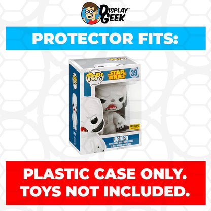 Pop Protector for 6 inch Wampa Flocked #39 Super Funko Pop - PPG Pop Protector Guide Search Created by Display Geek