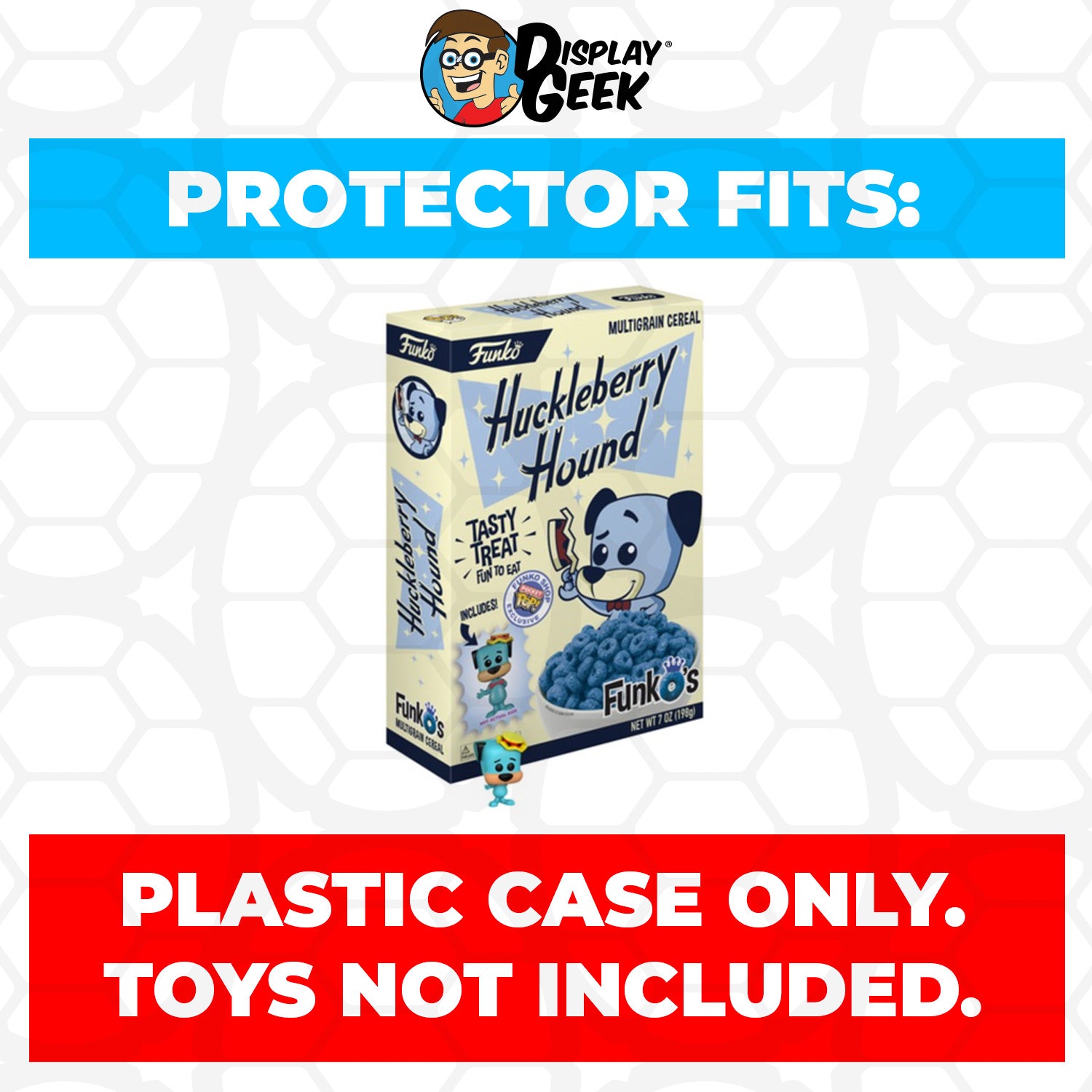 Pop Protector for Huckleberry Hound FunkO's Cereal Box - PPG Pop Protector Guide Search Created by Display Geek