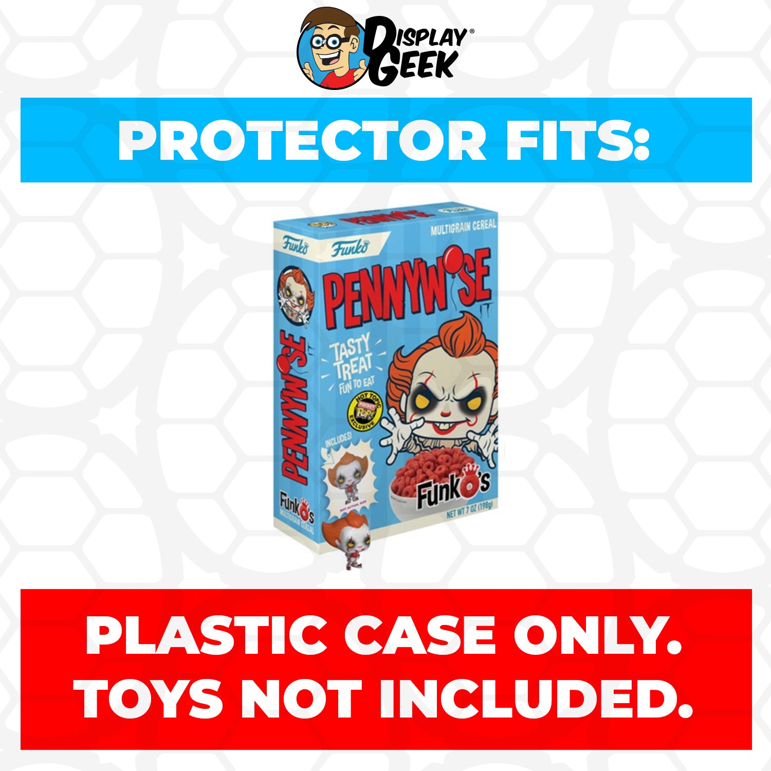 Pop Protector for Pennywise with Balloon FunkO's Cereal Box - PPG Pop Protector Guide Search Created by Display Geek