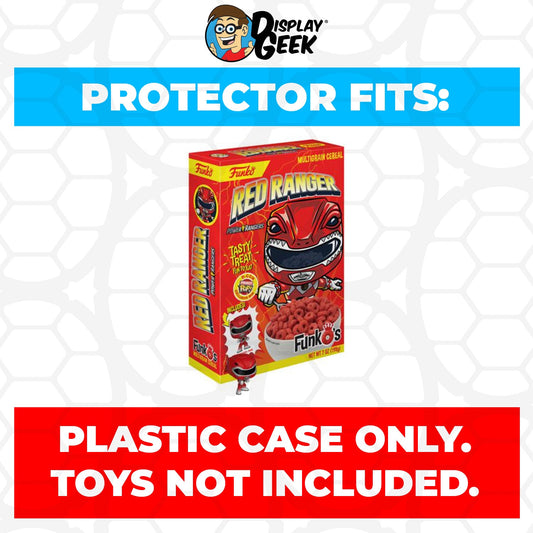 Pop Protector for Red Ranger D-Con FunkO's Cereal Box - PPG Pop Protector Guide Search Created by Display Geek