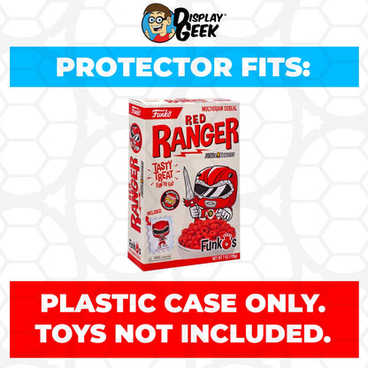 Pop Protector for Red Ranger White FunkO's Cereal Box - PPG Pop Protector Guide Search Created by Display Geek