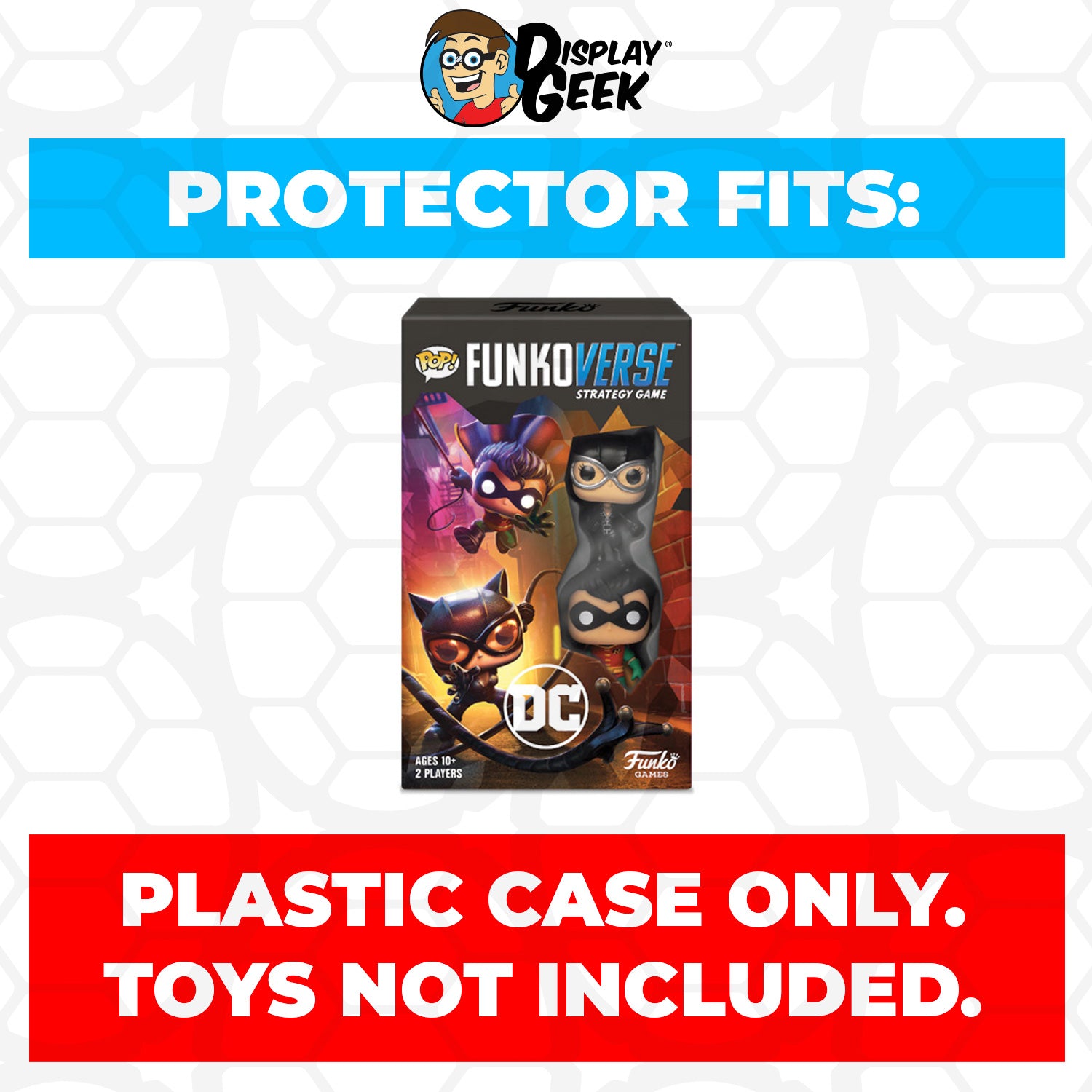 Pop Protector for Funkoverse DC Comics 101 Funko 2 Pack - PPG Pop Protector Guide Search Created by Display Geek