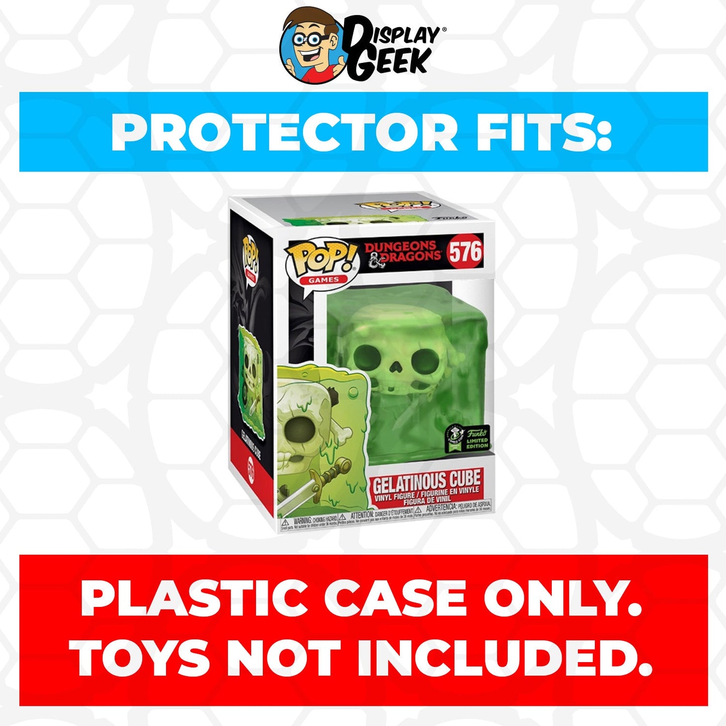 Pop Protector for Gelatinous Cube Green ECCC #576 Funko Pop - PPG Pop Protector Guide Search Created by Display Geek