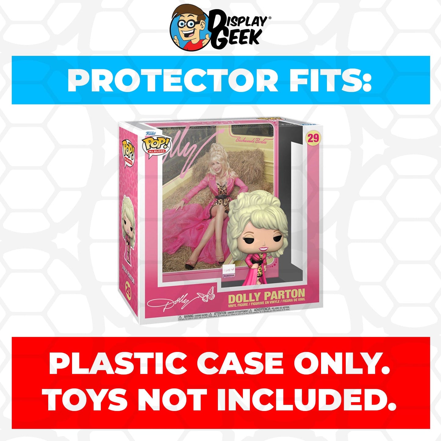 Pop Protector for Dolly Parton Backwoods Barbie #29 Funko Pop Albums - PPG Pop Protector Guide Search Created by Display Geek