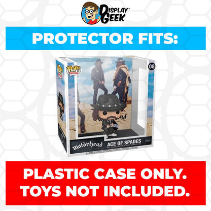 Pop Protector for Motorhead Ace of Spades #08 Funko Pop Albums - PPG Pop Protector Guide Search Created by Display Geek