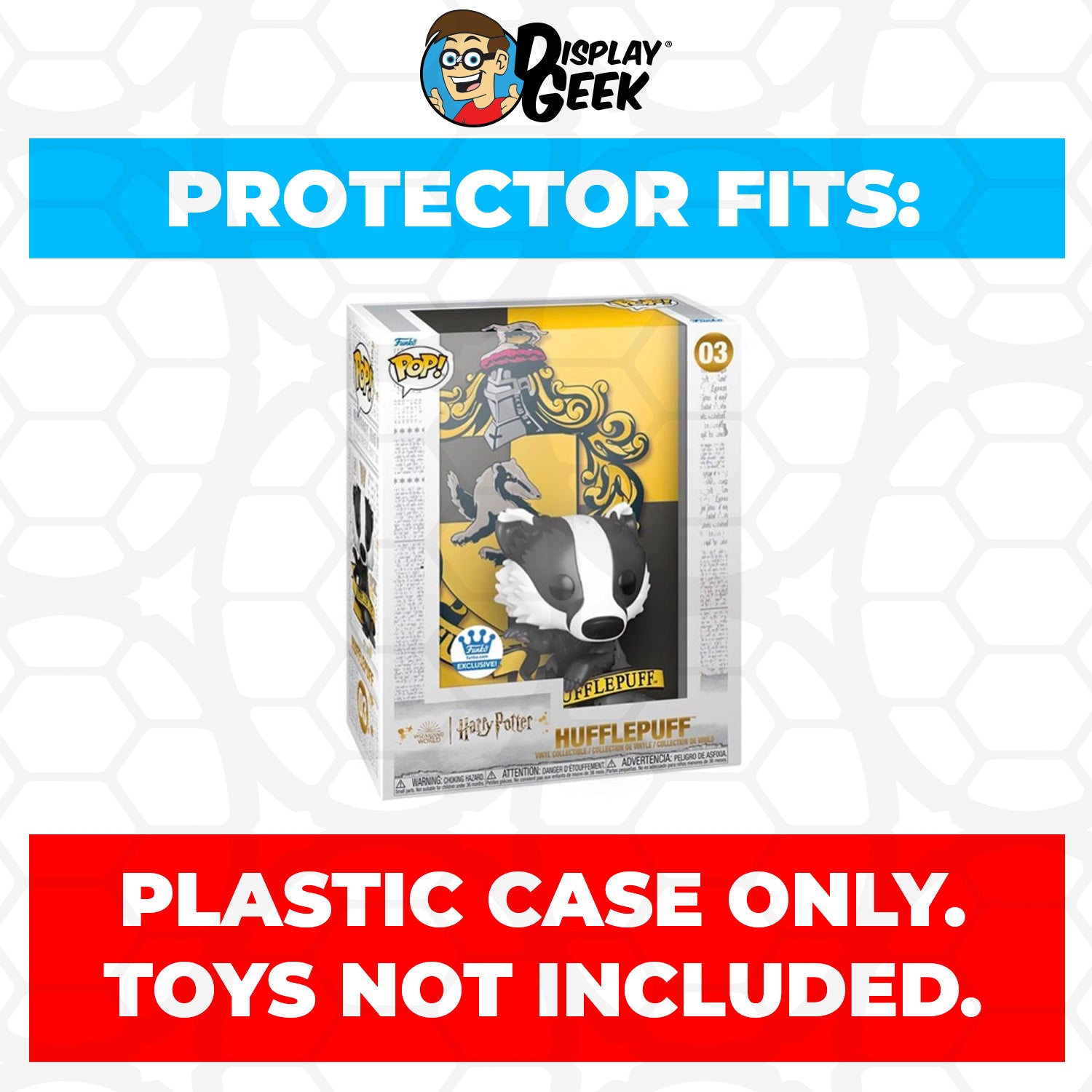 Pop Protector for Hufflepuff #03 Funko Pop Covers - PPG Pop Protector Guide Search Created by Display Geek