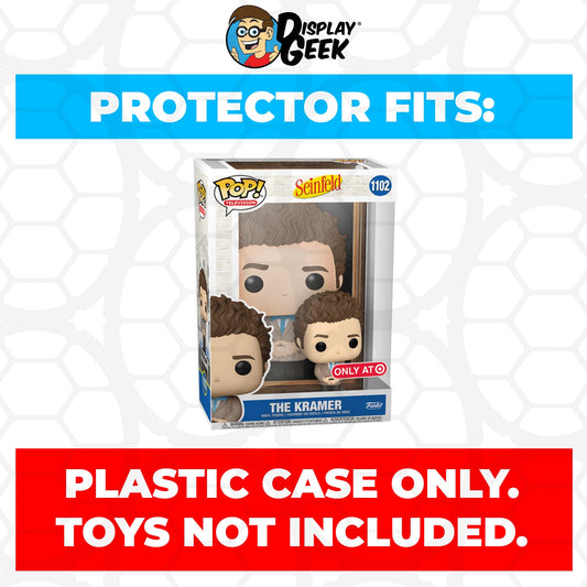 Pop Protector for Seinfeld The Kramer on Black Velvet #1102 Funko Pop Covers - PPG Pop Protector Guide Search Created by Display Geek