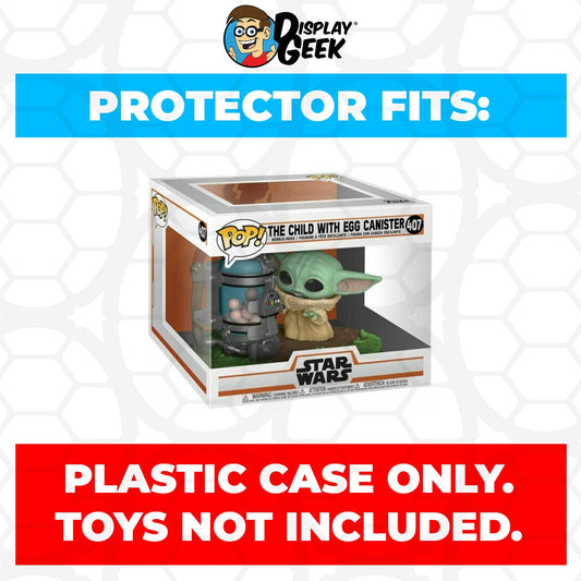 Pop Protector for The Child with Egg Canister #407 Funko Pop Deluxe - PPG Pop Protector Guide Search Created by Display Geek