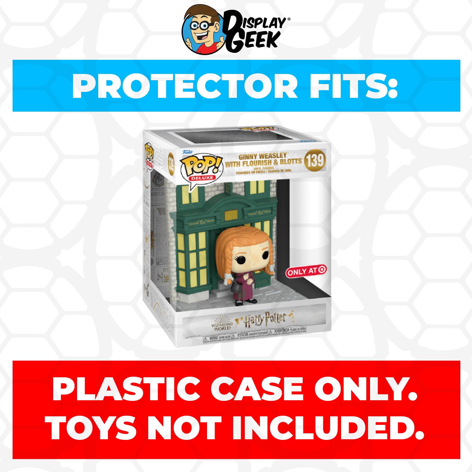 Pop Protector for Ginny Weasley with Flourish & Blotts #139 Funko Pop Deluxe - PPG Pop Protector Guide Search Created by Display Geek