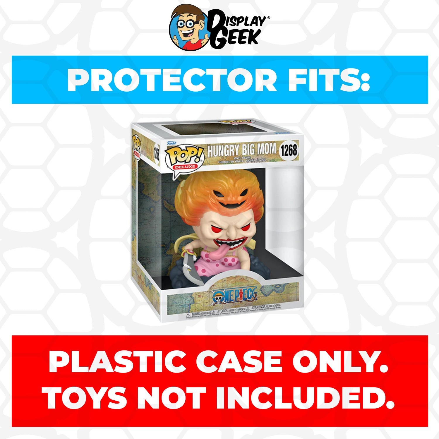 Pop Protector for One Piece Hungry Big Mom #1268 Funko Pop Deluxe - PPG Pop Protector Guide Search Created by Display Geek