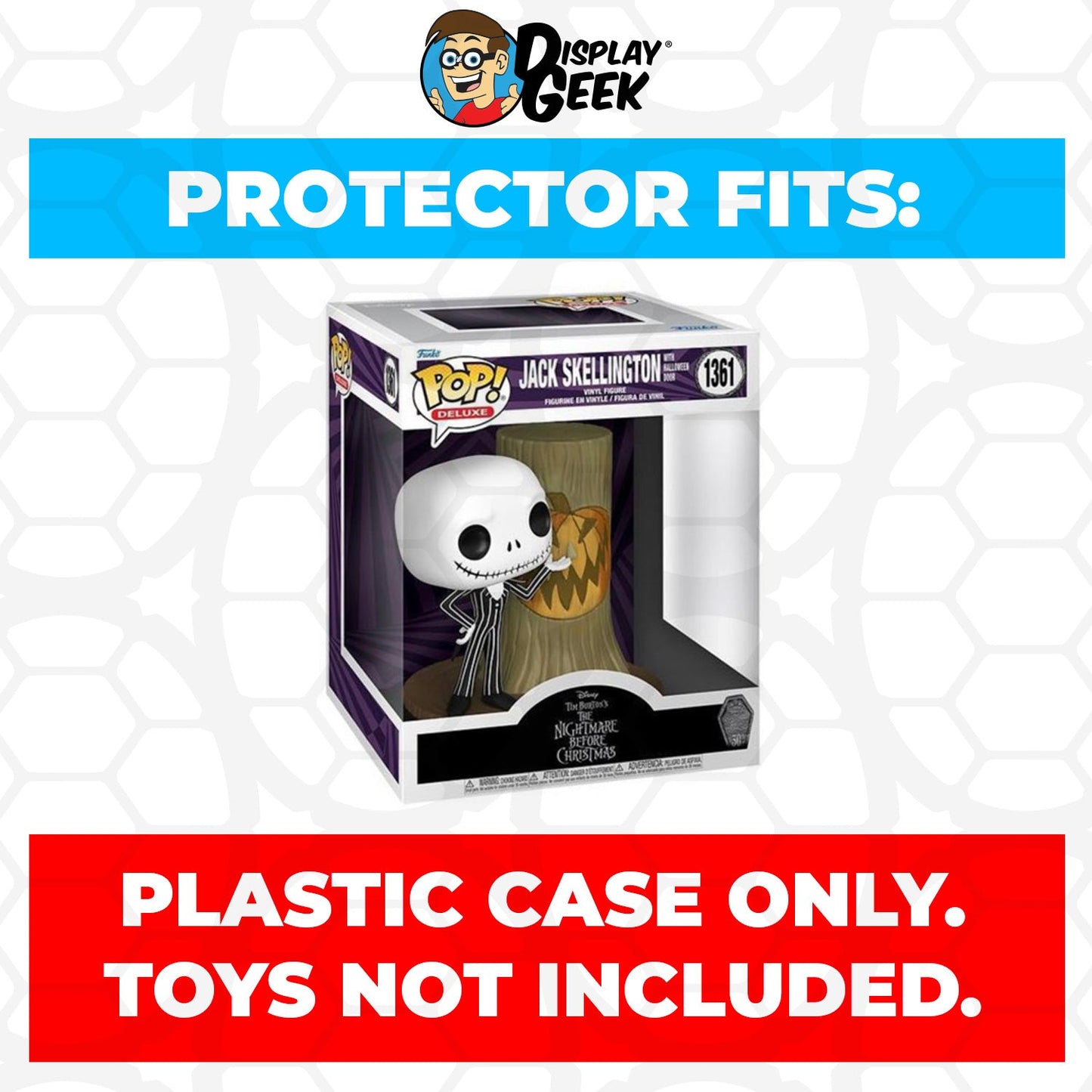 Pop Protector for Jack Skellington with Halloween Door #1361 Funko Pop Deluxe - PPG Pop Protector Guide Search Created by Display Geek