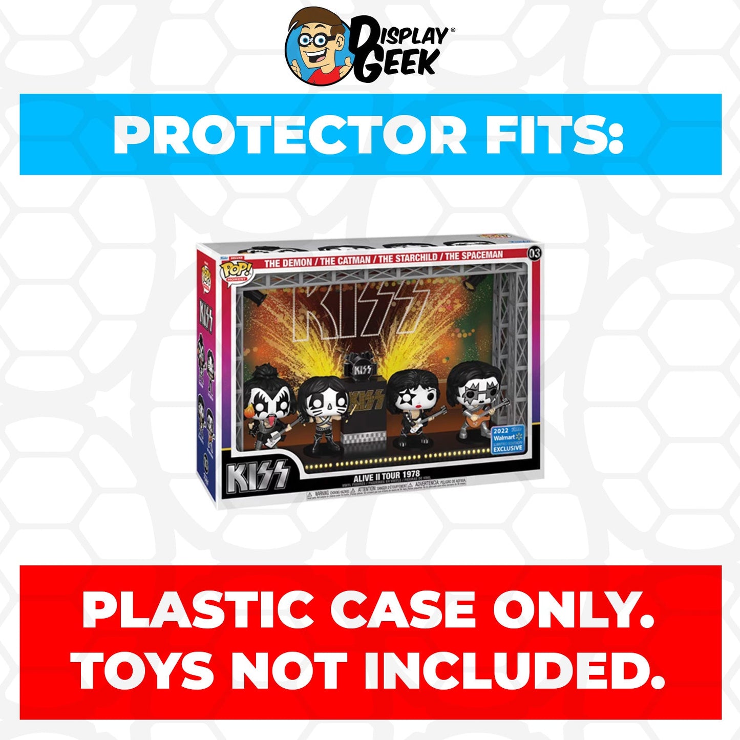 Pop Protector for KISS in Concert - Alive II Tour 1978 #03 Funko Pop Moment Deluxe - PPG Pop Protector Guide Search Created by Display Geek