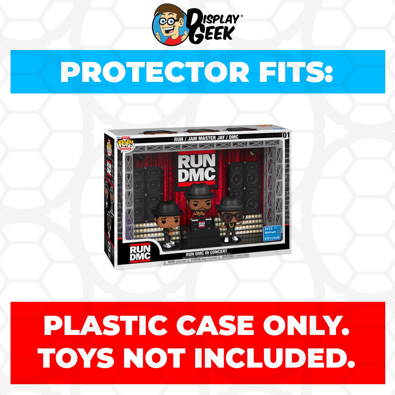 Pop Protector for Run DMC in Concert #01 Funko Pop Moment Deluxe - PPG Pop Protector Guide Search Created by Display Geek