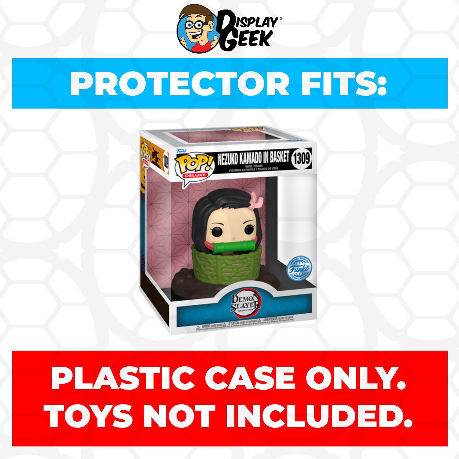 Pop Protector for Demon Slayer Nezuko Kamado in Basket #1309 Funko Pop Deluxe - PPG Pop Protector Guide Search Created by Display Geek