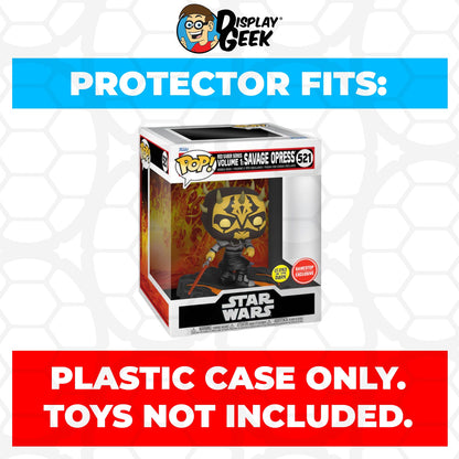 Pop Protector for Red Saber Series Volume 1 Savage Opress #521 Funko Pop Deluxe - PPG Pop Protector Guide Search Created by Display Geek