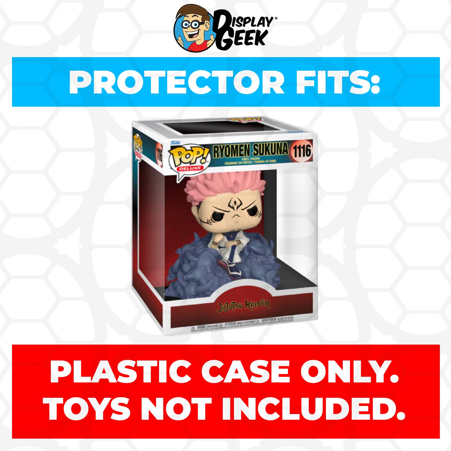 Pop Protector for Ryomen Sukuna #1116 Funko Pop Deluxe - PPG Pop Protector Guide Search Created by Display Geek