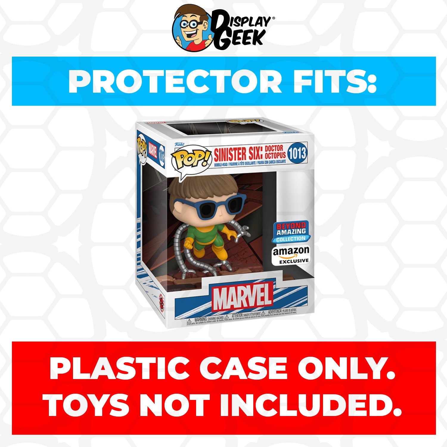 Pop Protector for Sinister Six Doctor Octopus #1013 Funko Pop Deluxe - PPG Pop Protector Guide Search Created by Display Geek