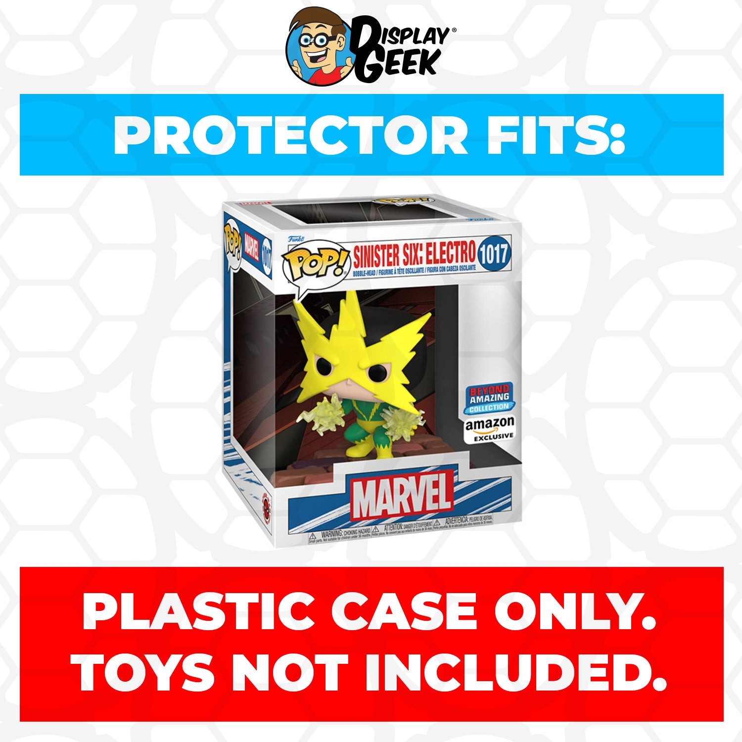 Pop Protector for Sinister Six Electro #1017 Funko Pop Deluxe - PPG Pop Protector Guide Search Created by Display Geek