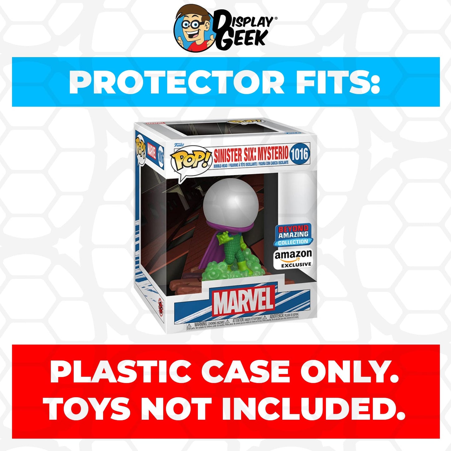 Pop Protector for Sinister Six Mysterio #1016 Funko Pop Deluxe - PPG Pop Protector Guide Search Created by Display Geek