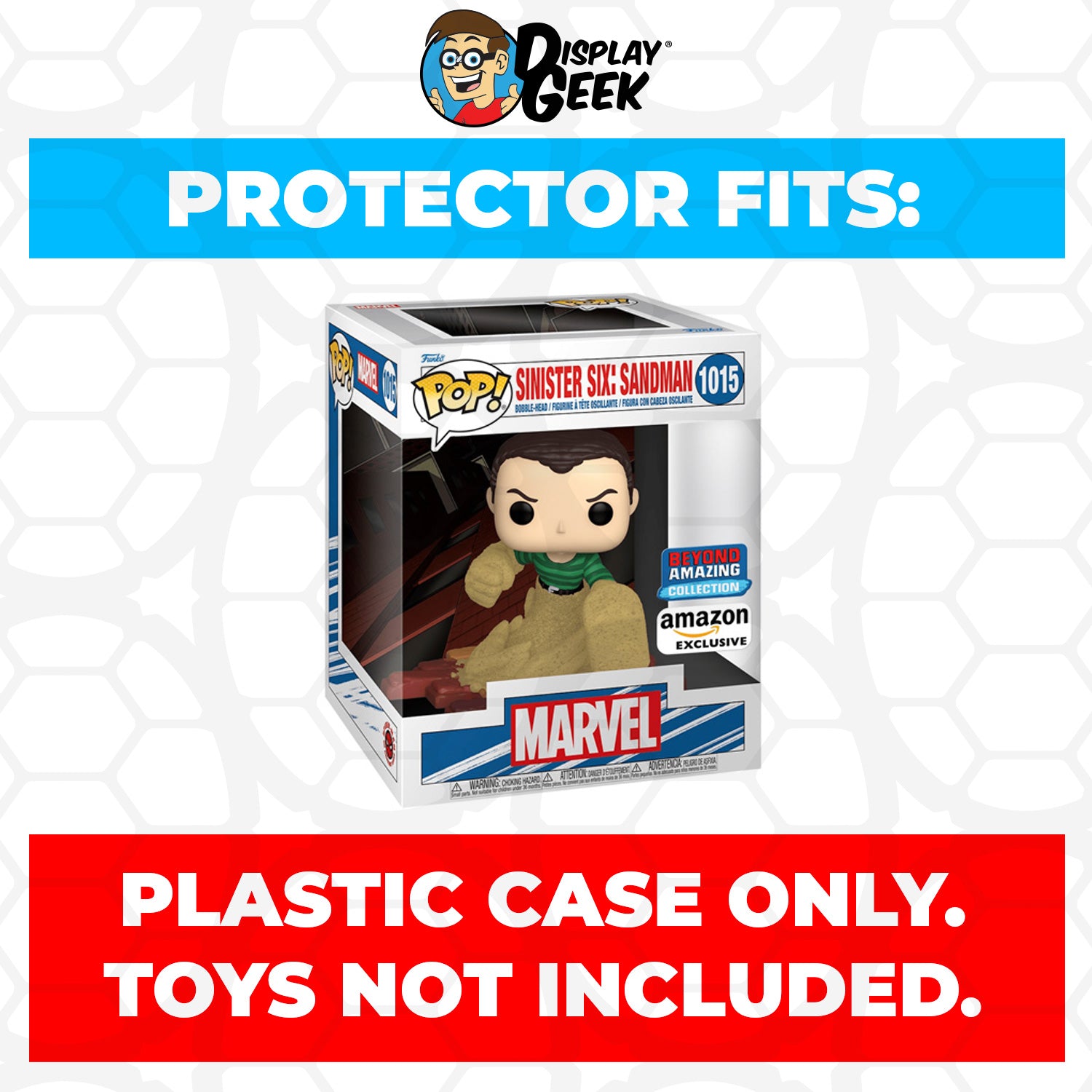 Pop Protector for Sinister Six Sandman #1015 Funko Pop Deluxe - PPG Pop Protector Guide Search Created by Display Geek