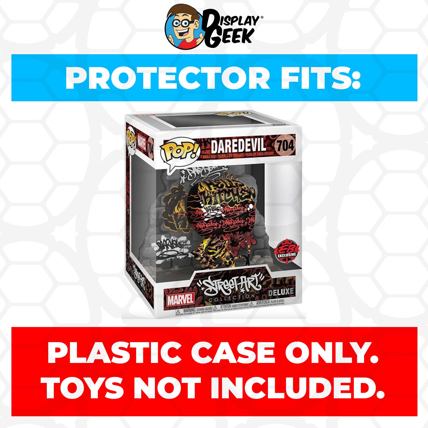 Pop Protector for Street Art Daredevil #704 Funko Pop Deluxe - PPG Pop Protector Guide Search Created by Display Geek