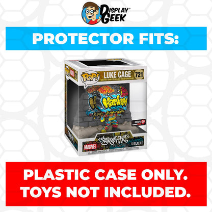 Pop Protector for Street Art Luke Cage #721 Funko Pop Deluxe - PPG Pop Protector Guide Search Created by Display Geek