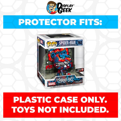 Pop Protector for Street Art Spider-Man #762 Funko Pop Deluxe - PPG Pop Protector Guide Search Created by Display Geek