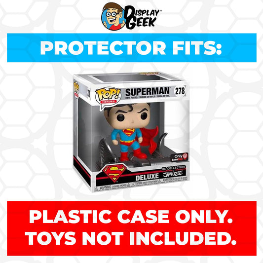 Pop Protector for Superman Jim Lee #278 Funko Pop Deluxe - PPG Pop Protector Guide Search Created by Display Geek