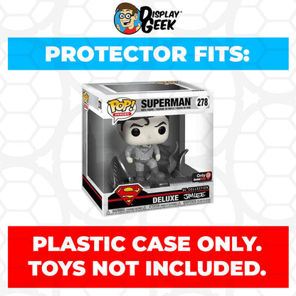 Pop Protector for Superman Jim Lee Black & White #278 Funko Pop Deluxe - PPG Pop Protector Guide Search Created by Display Geek