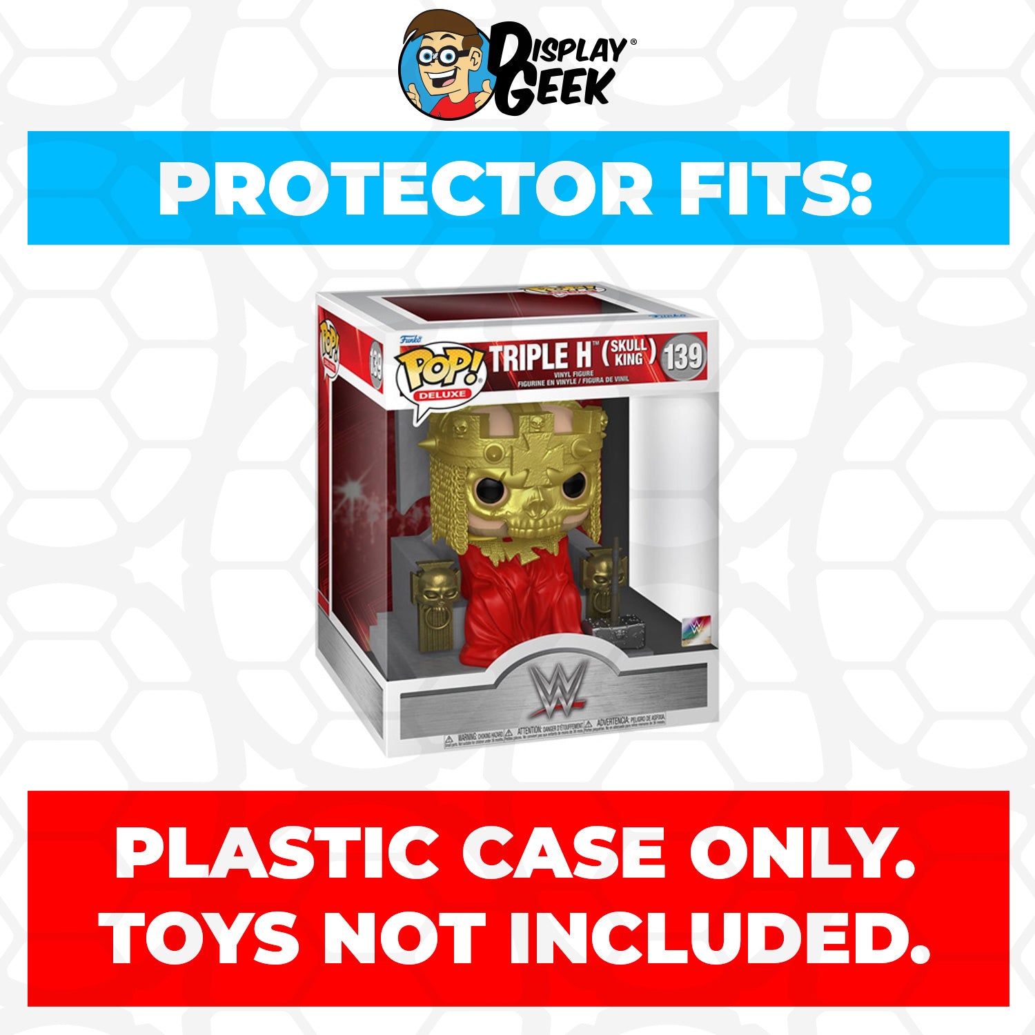 Pop Protector for Triple H Skull King #139 Funko Pop Deluxe - PPG Pop Protector Guide Search Created by Display Geek