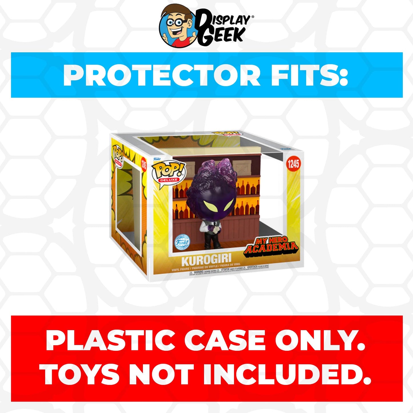 Pop Protector for Villain's Hideout Kurogiri #1245 Funko Pop Deluxe - PPG Pop Protector Guide Search Created by Display Geek