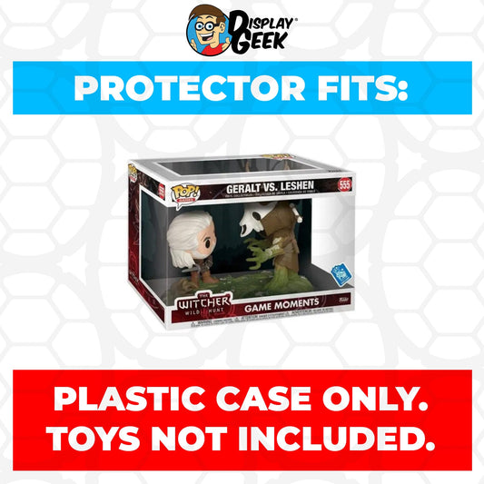 Pop Protector for Geralt vs Leshen #555 Funko Pop Game Moments - PPG Pop Protector Guide Search Created by Display Geek