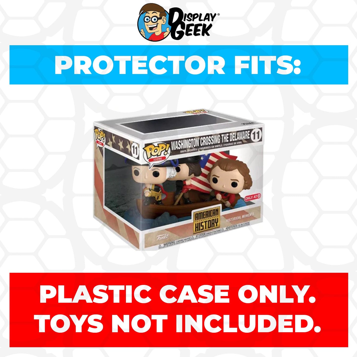 Pop Protector for Washington Crossing the Delaware #11 Funko Pop Moments - PPG Pop Protector Guide Search Created by Display Geek