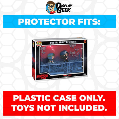 Pop Protector for Phase Three - Dustin, Eddie & Demobats #05 Funko Pop Moment Deluxe - PPG Pop Protector Guide Search Created by Display Geek