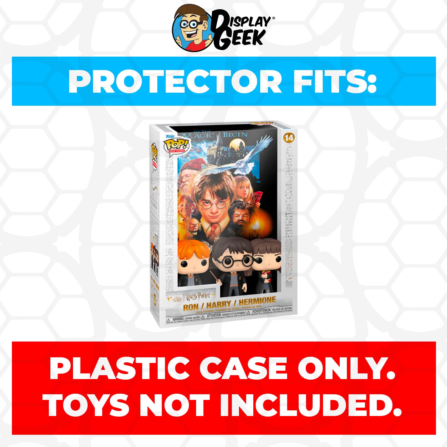 Pop Protector for Ron, Harry & Hermione #14 Funko Pop Movie Posters - PPG Pop Protector Guide Search Created by Display Geek