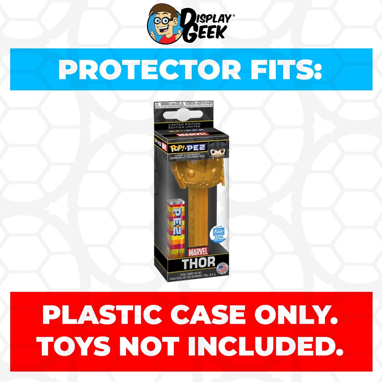 Pop Protector for Thor Ragnarok Gold Funko Pop Pez - PPG Pop Protector Guide Search Created by Display Geek